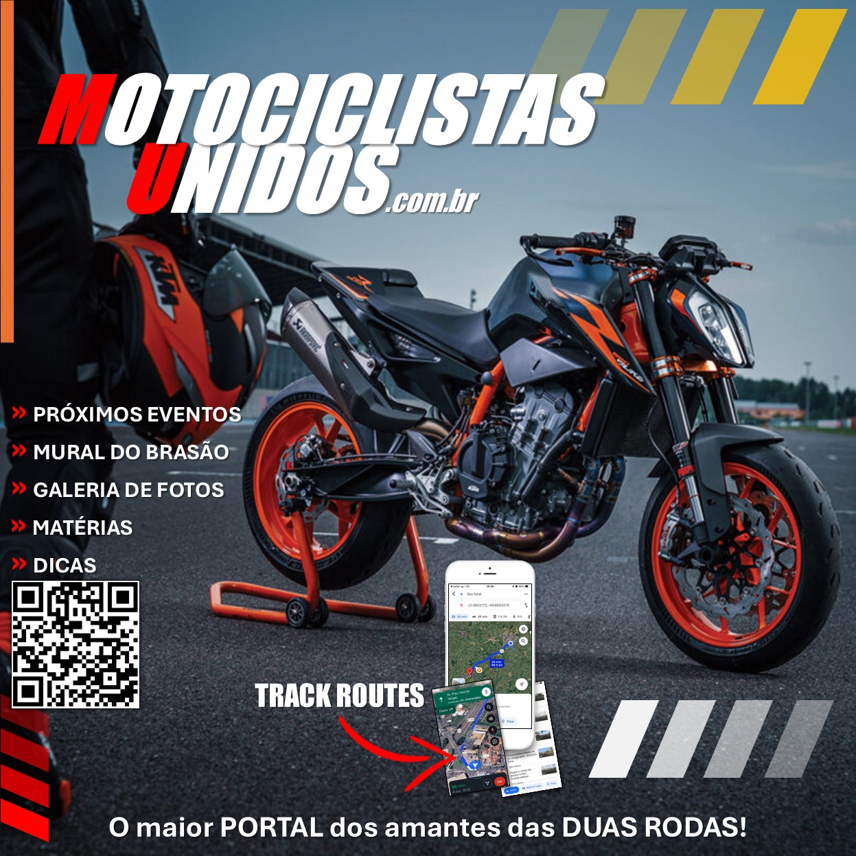 Motociclistas Unidos O maior PORTAL dos amantes das DUAS RODAS