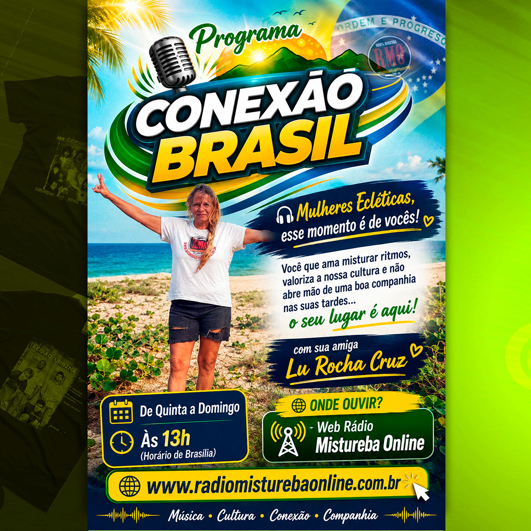 ALÔ PARA GALERA! PROGRAMA CONEXÃO BRASIL COM LUCIENE ROCHA 21 06 26