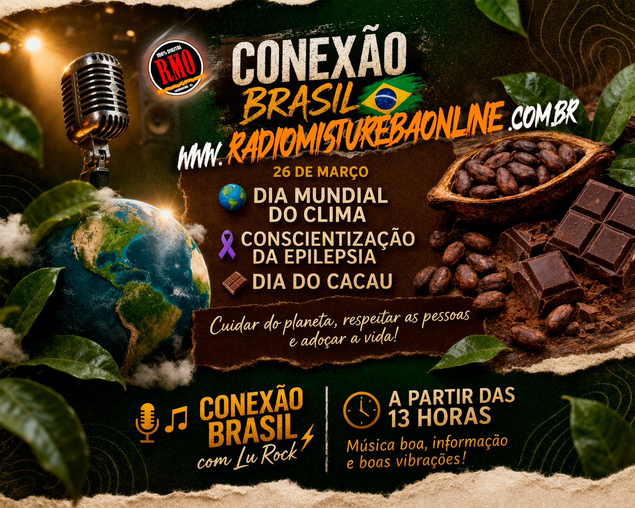 26 03 26 (1º) PROGRAMA CONEXÃO BRASIL A FALA MEU JOVEM COM LUCIENE ROCHA NA RMO