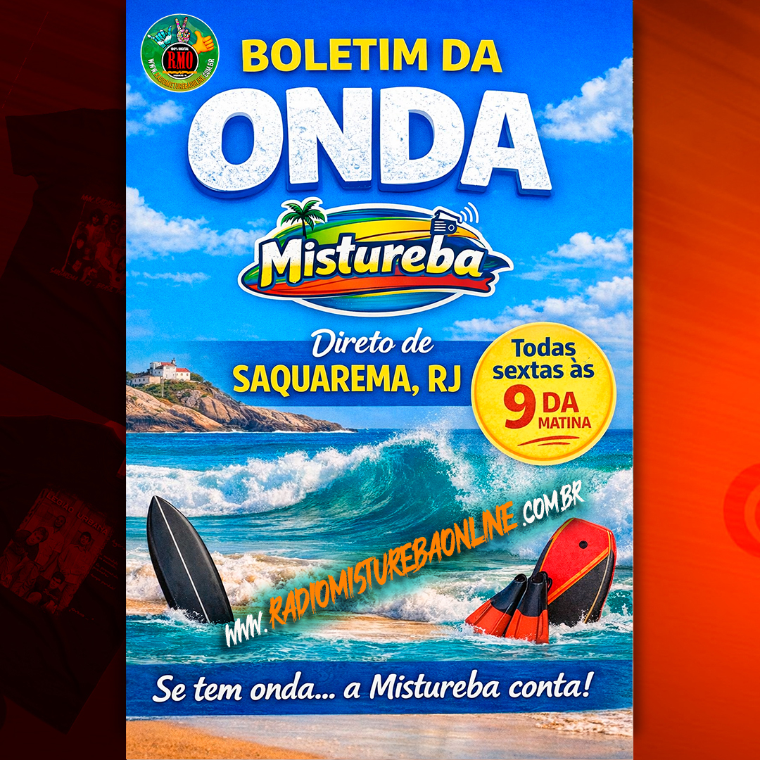 Chamada Boletim da Onda Mistureba Oferecimento Loja RMO