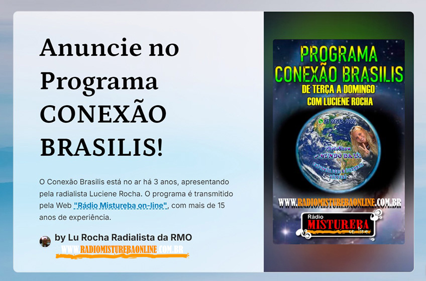 2º CONTATO DIA 18 09 24 CONEXÃO BRASILIS COM LU ROCHA DE VILATUR SAQUAREMA