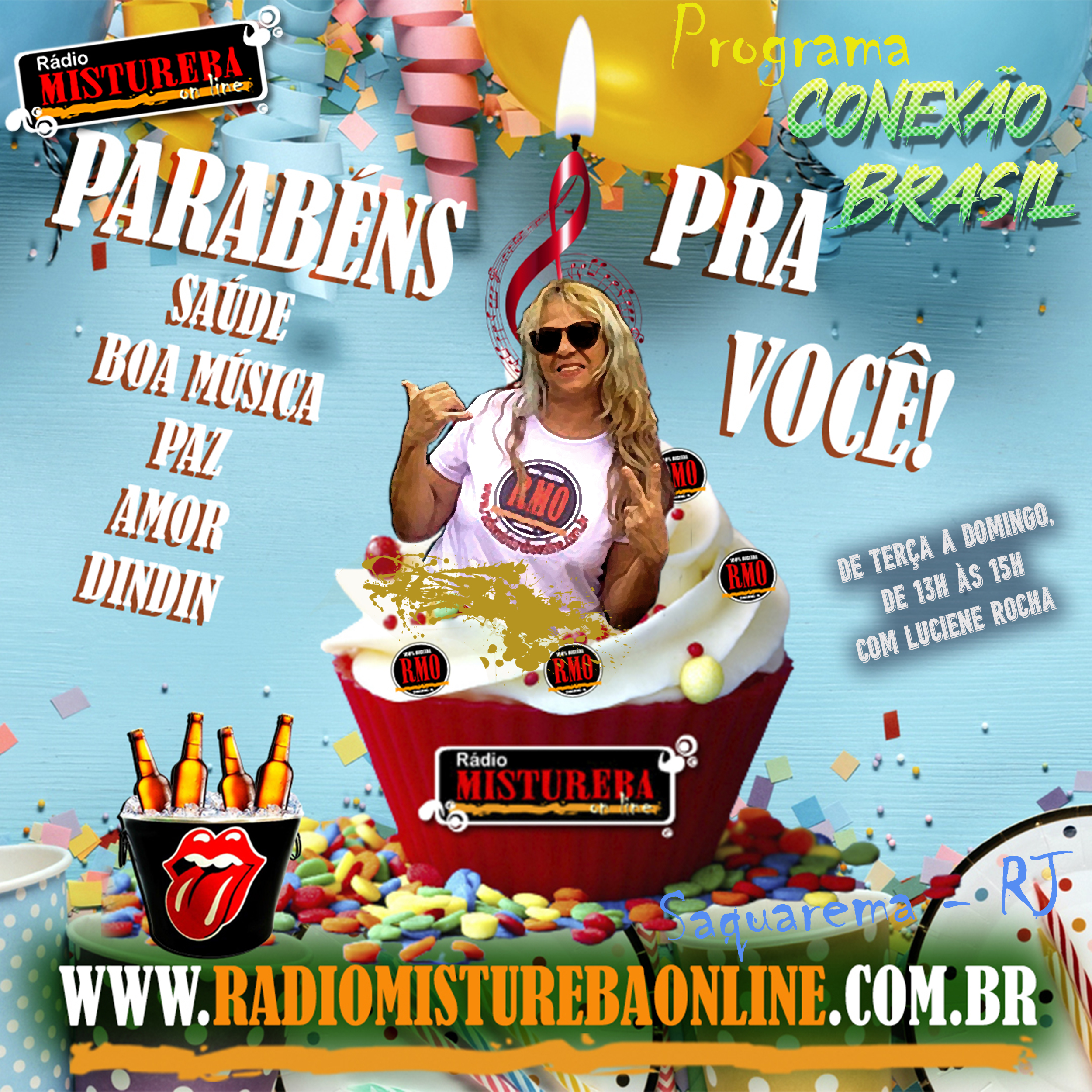 PARABÉNS ARTHUZINHO 27 05 25 CONEXÃO BRASIL COM LU ROCHA DE VILATUR SAQUAREMA